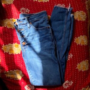 Madewell High Rise Skinny Jeans